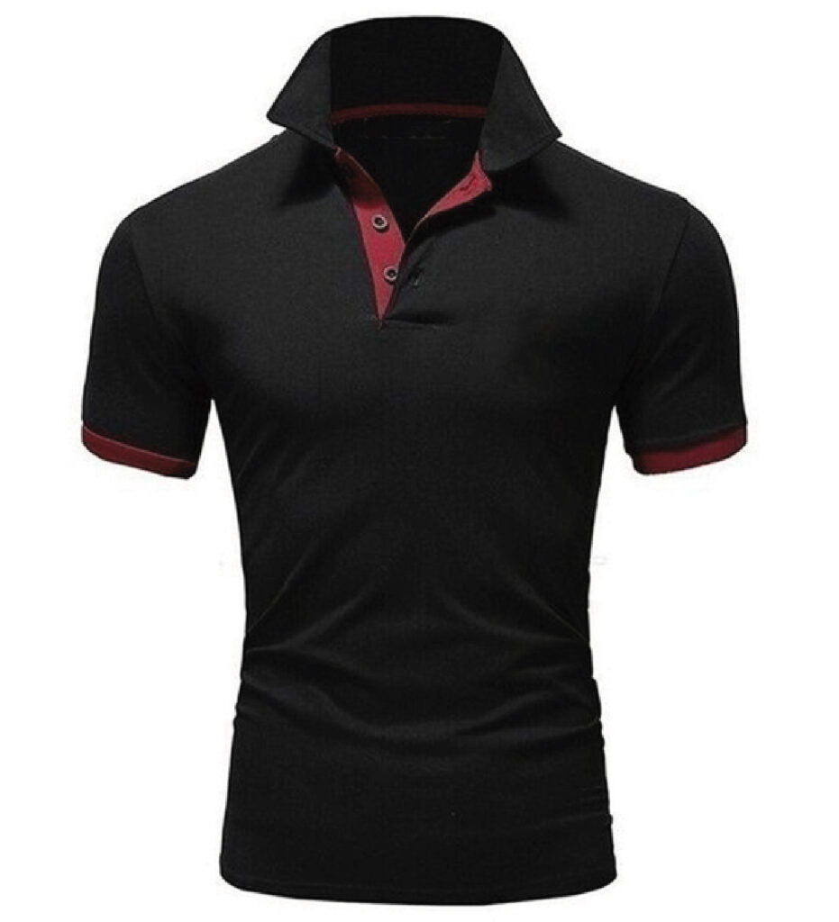 Men's Two-Tone Polo Shirt
