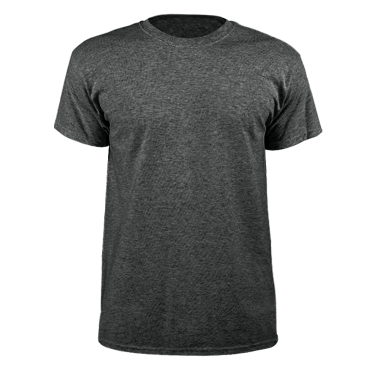 Men's Heather Charcoal Crew Neck T-Shirt